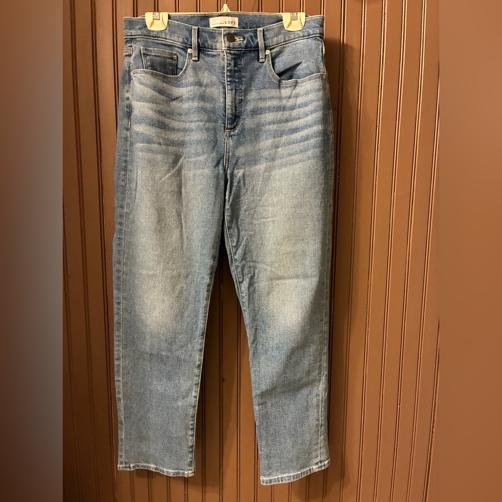 LOFT Light Blue Straight Jeans
